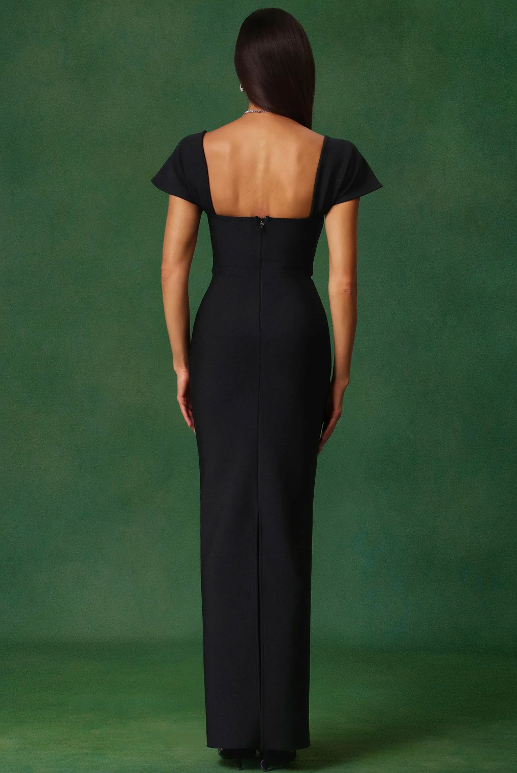 "Victoria" Elegant Crystal Embellished Bandage Dress